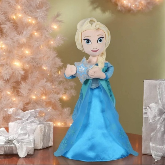 Disney Frozen 21" Elsa Plush Christmas Greeter - Picture 3 of 8
